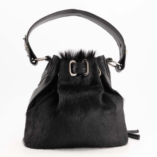 Ladies Bag Black Springbok Sling Bag Nickel-4-RAW-1